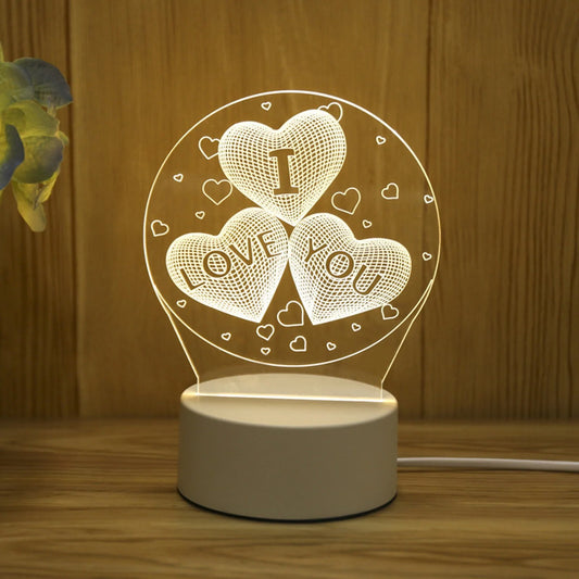 Luminous 3D Acrylic Desk Lamp