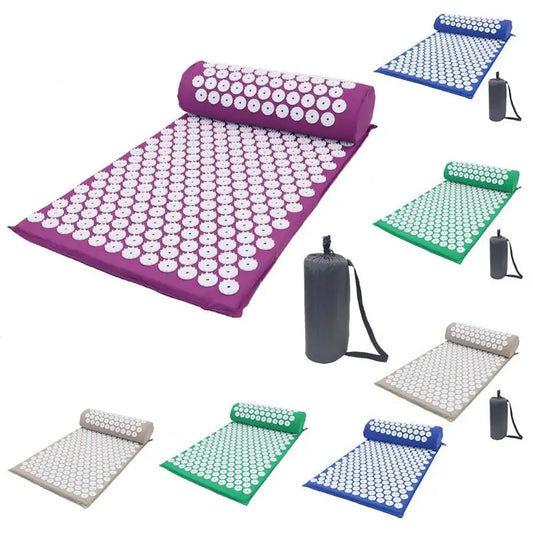 Therapeutic Acupressure Massage Mat & Pillow