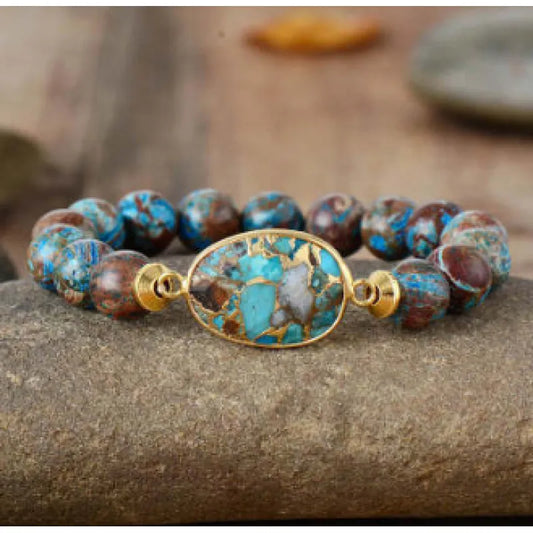 Handmade Love Stone Winding Bracelet