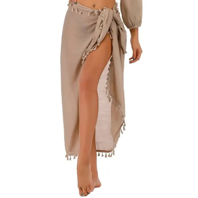 Langer Sarong für den Strand von Damen