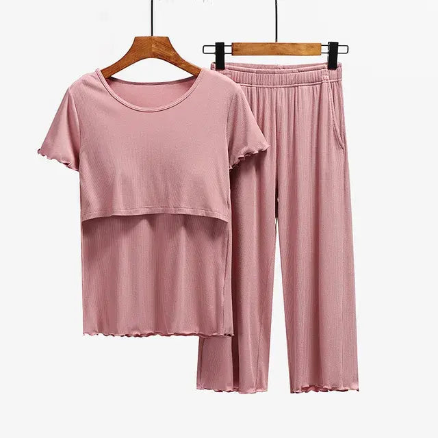 Conjunto de ropa de dormir de maternidad