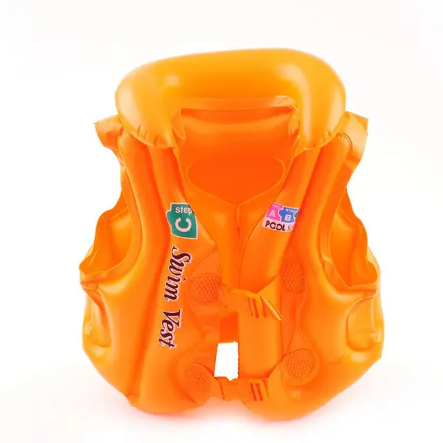 Inflatable Life Vest Baby Swimming Jacket