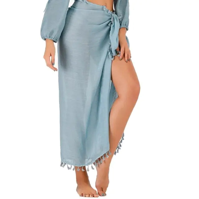 Langer Sarong für den Strand von Damen