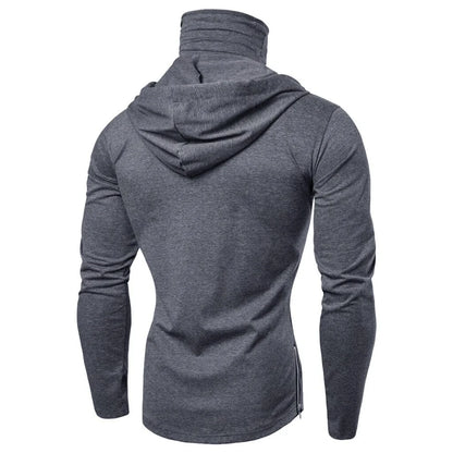 Sudadera con capucha deportiva para correr y fitness para hombre con mascarilla: comodidad informal con estilo