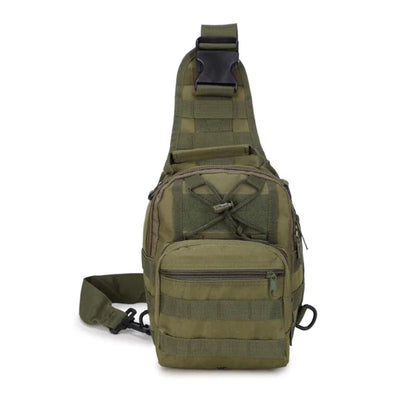 Mens Backpack Tactical Sling Shoulder Bag Molle Travel Chest Pack Outdoor Hiking