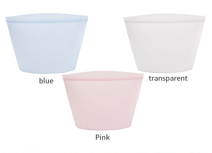 Frischhaltender Lebensmittelaufbewahrungsbeutel aus Silikon