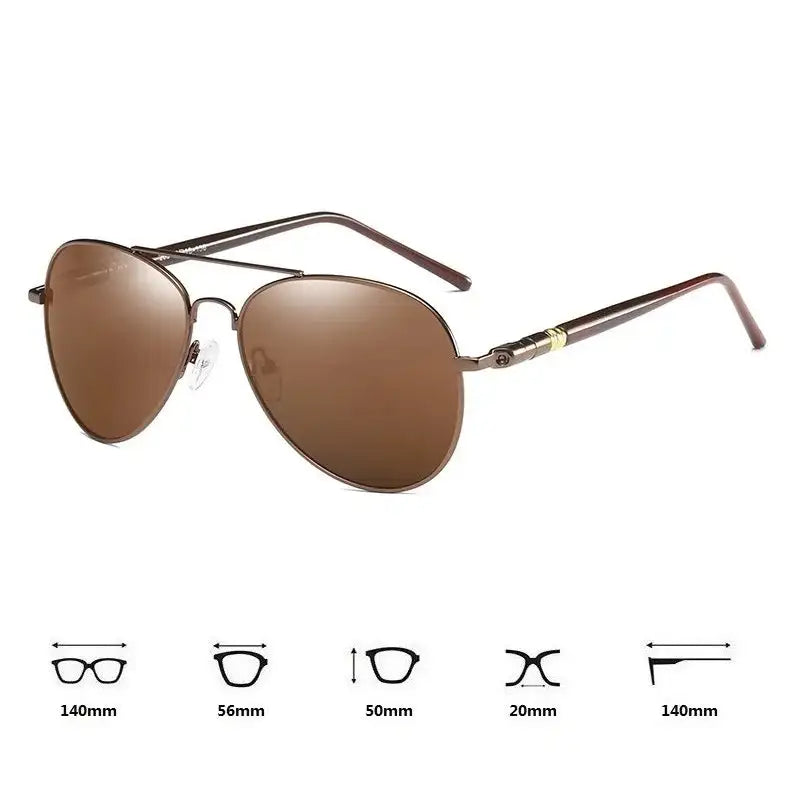 Luxuriöse polarisierte Autofahrer-Sonnenbrille für Herren