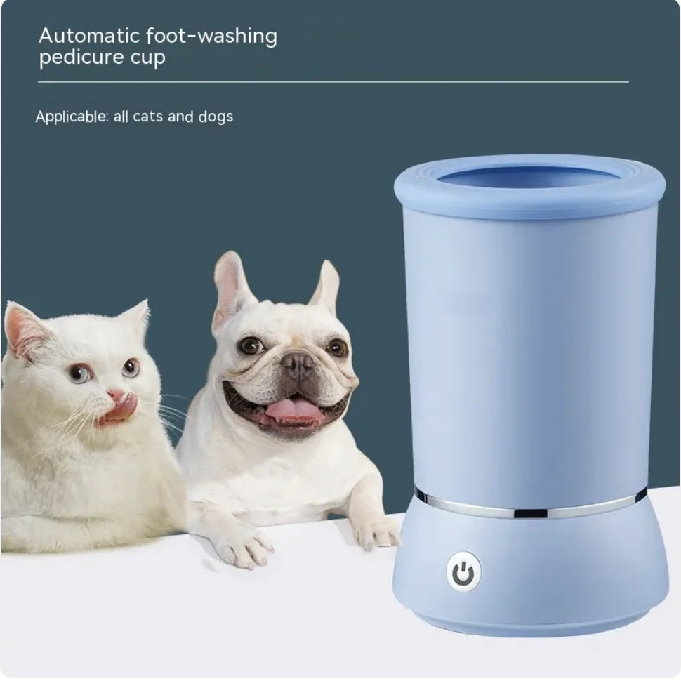 Limpiador automático de patas para perros y gatos