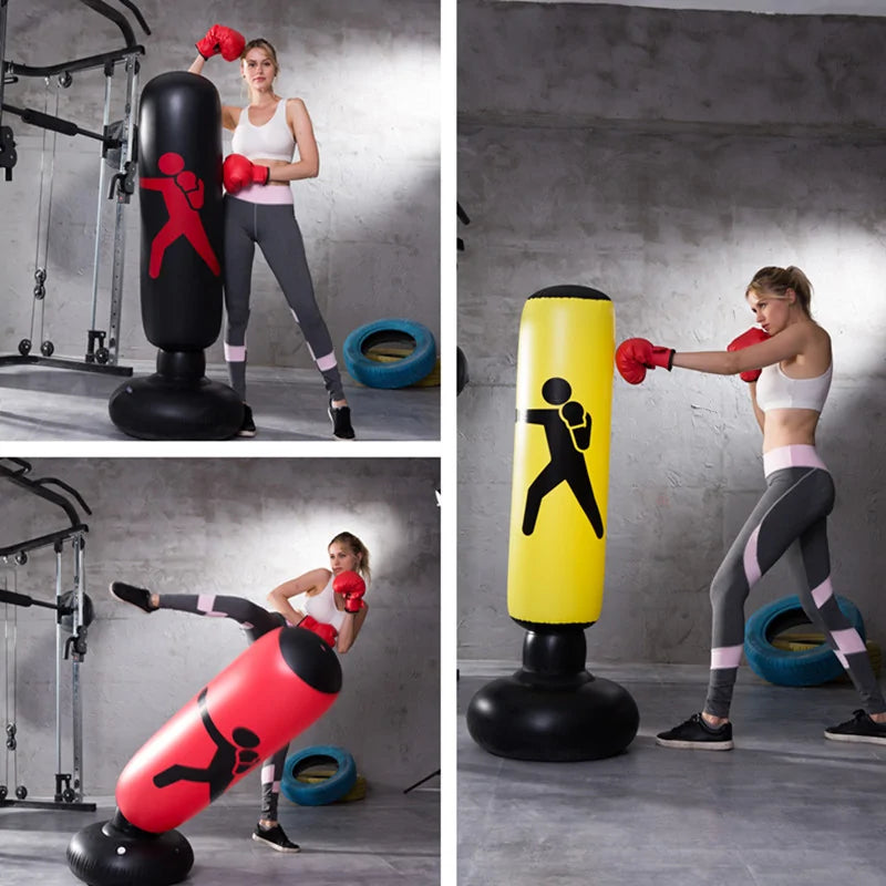 Inflatable Vertical Boxing Punching Bag