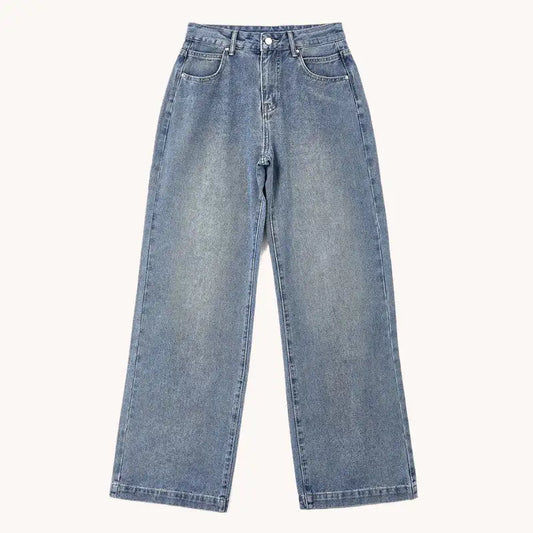 Baggy Straight Jeans im 90er-Jahre-Stil