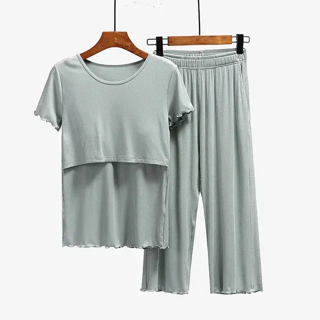 Conjunto de ropa de dormir de maternidad