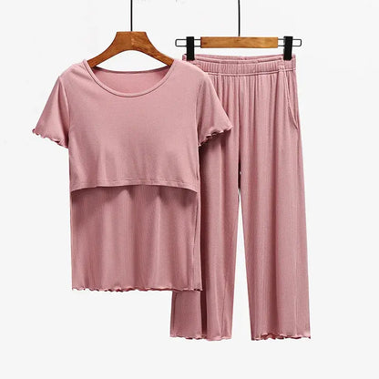 Conjunto de ropa de dormir de maternidad