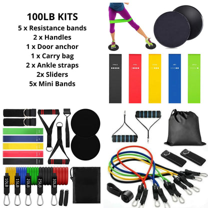 Ultimate 100LB Resistance Band Kit