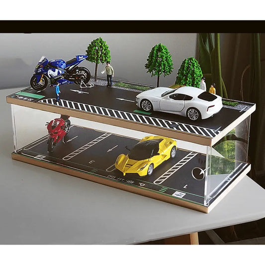 Miniature Garage Toy Car Display