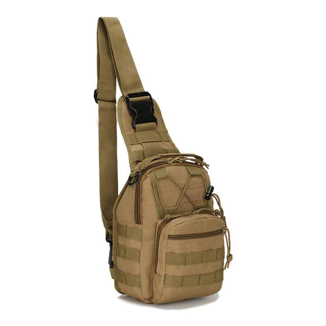 Herren-Rucksack, taktischer Sling-Schultertasche, Molle, Reise-Brusttasche, Outdoor-Wandern