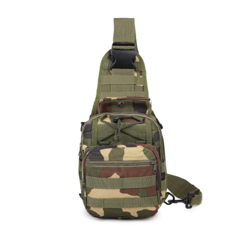 Mens Backpack Tactical Sling Shoulder Bag Molle Travel Chest Pack Outdoor Hiking