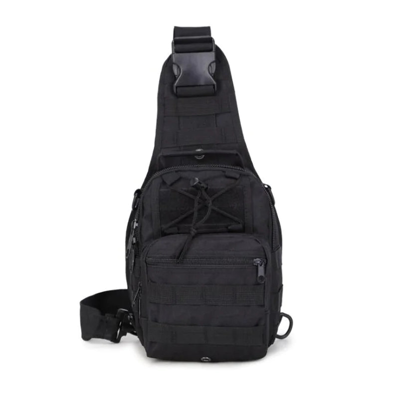 Herren-Rucksack, taktischer Sling-Schultertasche, Molle, Reise-Brusttasche, Outdoor-Wandern