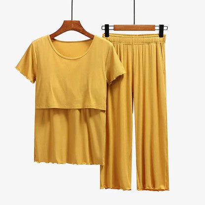 Conjunto de ropa de dormir de maternidad