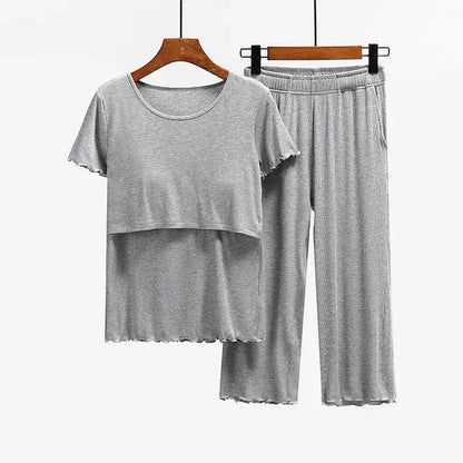 Conjunto de ropa de dormir de maternidad