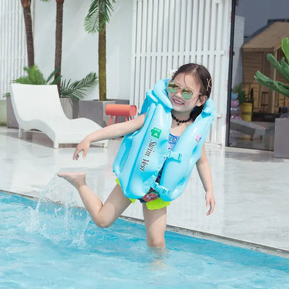 Inflatable Life Vest Baby Swimming Jacket